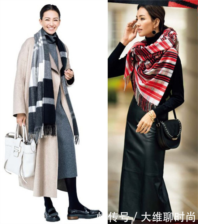 外套+围巾不怕不会戴,只怕配错色,学会巧配色才能增添好气质