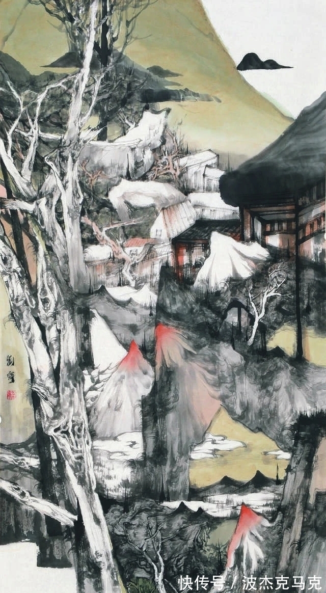 身材|她有姣好的面容、模特的身材,然而她却选择了艰辛的山水画艺术