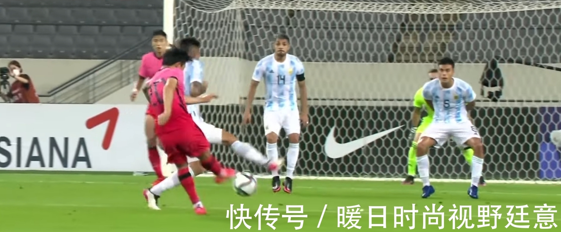 阿里斯特|足球場上的“超遠(yuǎn)三分”!奧運(yùn)會熱身賽阿根廷平韓國,4球世界波