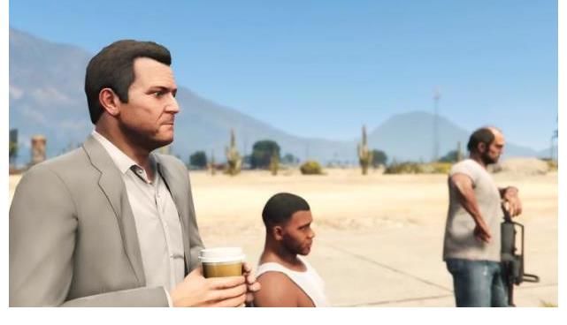 r星|《GTA5》三位主角现实声优都长什么样子？R星连长相都抄了？