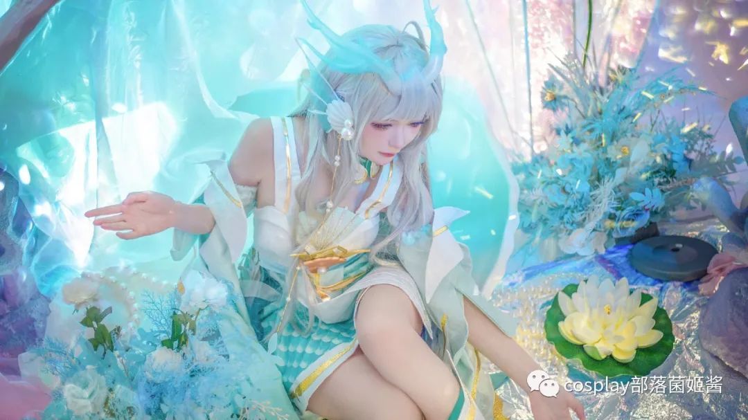cos:王者荣耀西施游龙倩影cos正片@呆瓜闺蜜