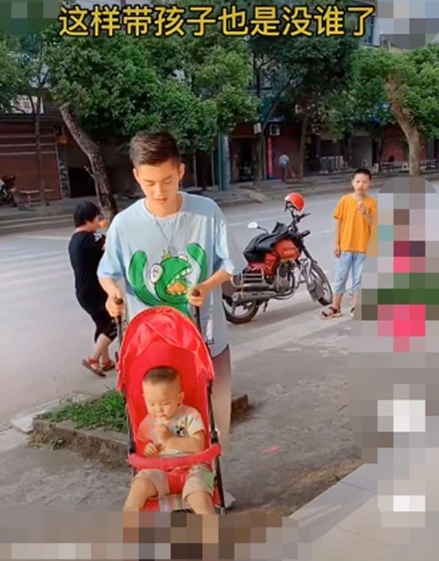 舅舅和小外甥的另类上台阶方式，让人忍不住笑出声，网友：亲舅舅