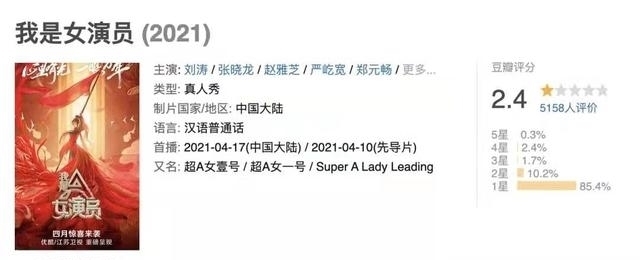 海报 《我是女演员》三观不正被骂上热搜?我却想给它打10分