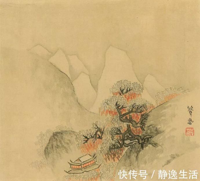 阳曲人#明清文人的山水情怀——傅山、傅眉父子《山水花卉册》欣赏