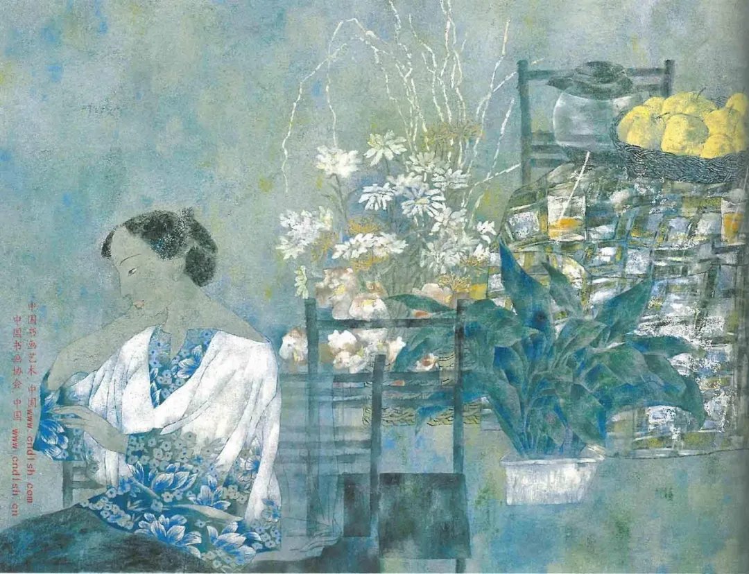 山东省美术家协会$女画家唐秀玲工笔画作品欣赏