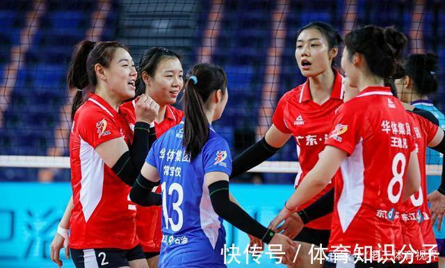 广东女排|韩文雅、蔡晓晴爆发,广东女排进攻三叉戟失灵,朱婷母队爆冷胜