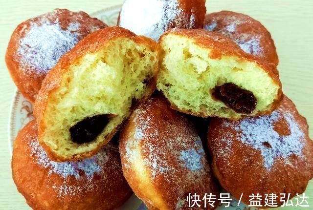 豆沙馅|1碗面粉4个鸡蛋，不用烤箱，教你用平底锅做面包，比蛋糕还好吃