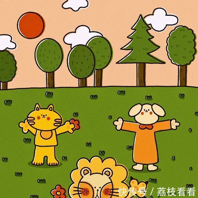 打卡美好生活,治愈系插画都在这里!