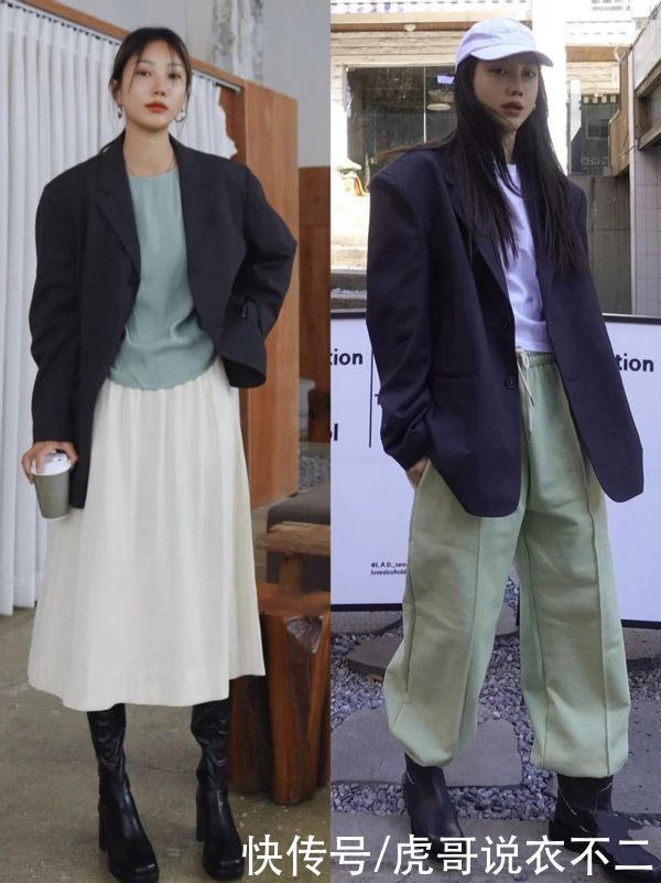 春季穿衣别“用力过猛”，简约休闲才好看，时髦博主都在这么穿