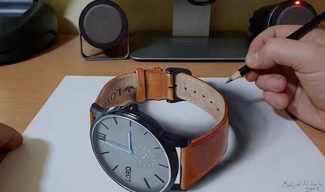 透视@这些手绘立体画太逼真了,只有从视频中才能看出“破绽”