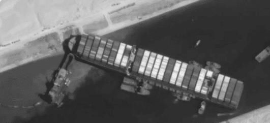 全球卫星苏伊士运河货轮照片“大秀”，吉林一号闪亮登场