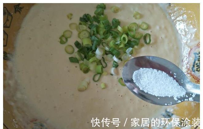 植物油|葱花发面饼的简单做法,外酥里软,全家都爱吃