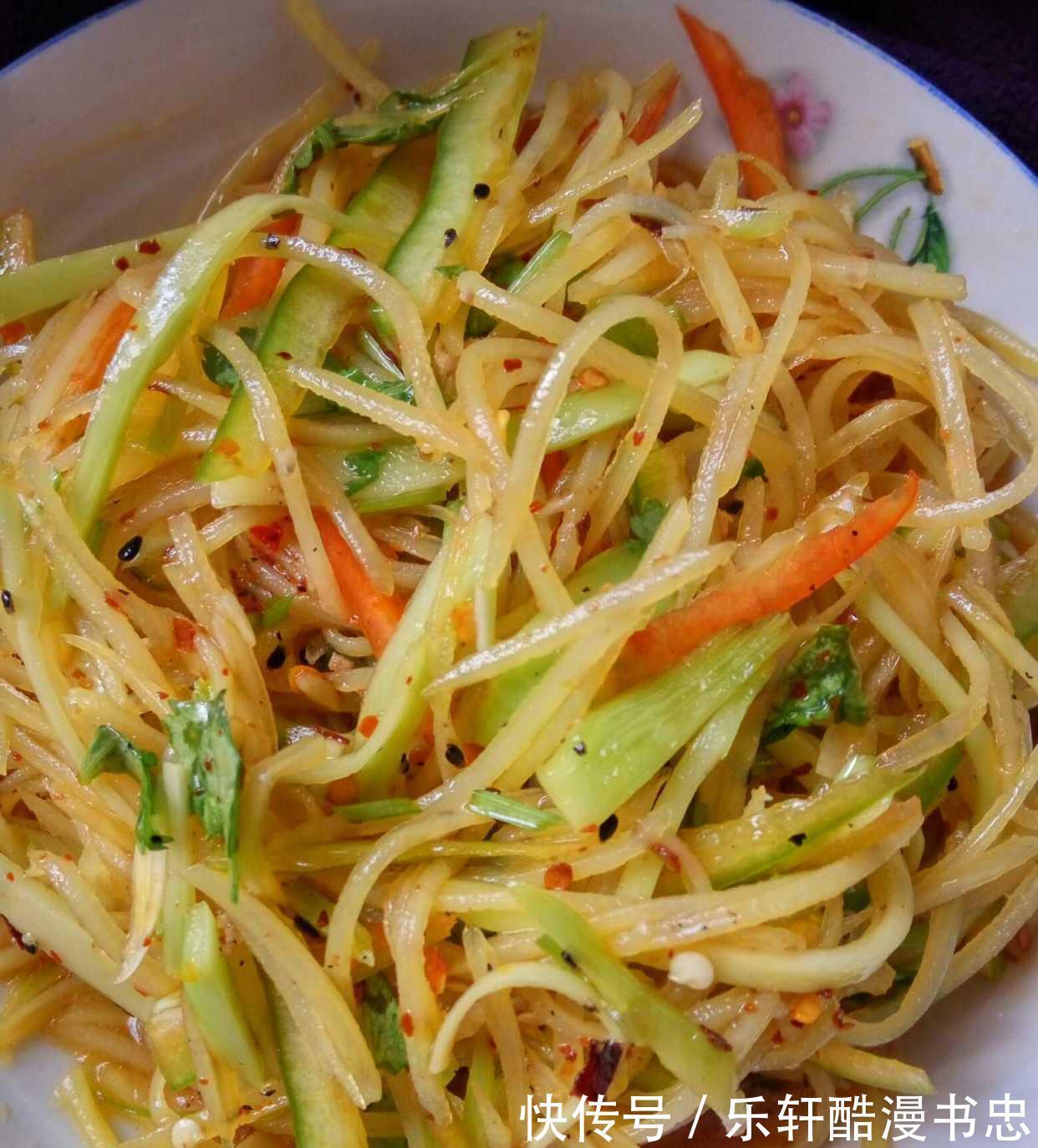 土豆丝|夏天热，5道凉拌菜给你，好吃开胃，解油腻且不长胖，上桌就光盘
