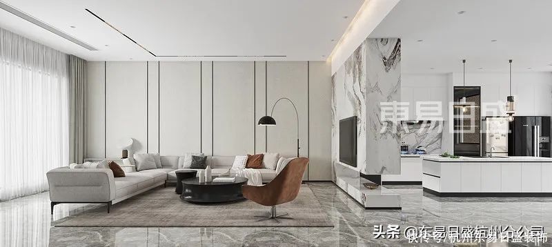 陈空间|442㎡现代风格别墅设计，经典永不褪色