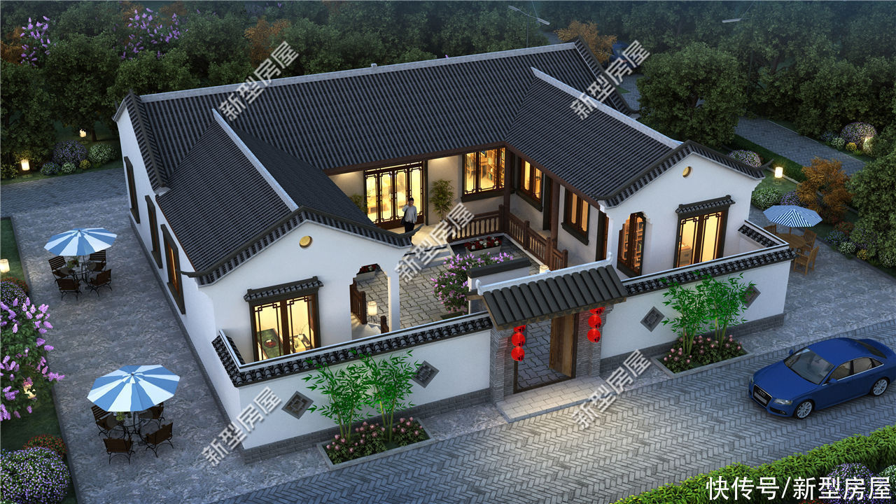 农村|8套中式别墅合集:我理想的农村养老住宅,还得是中式