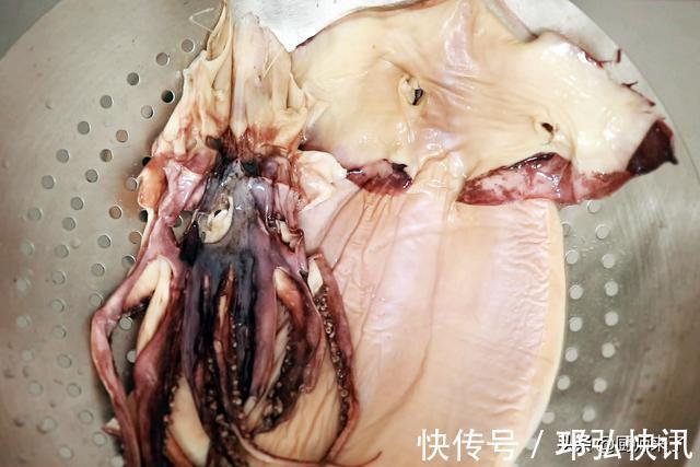 干鱿鱼只用水是泡不软的，厨师来了教你水发鱿鱼，海味干货变海鲜