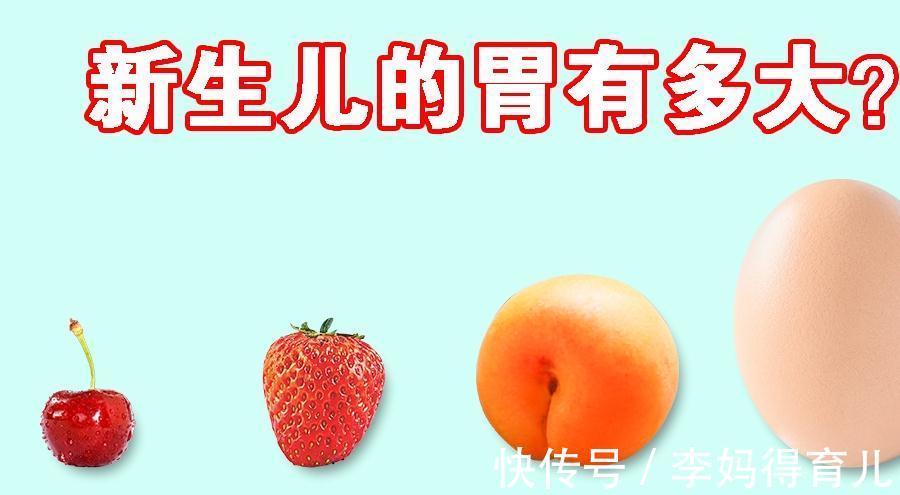 小便|新生儿的胃有多大?看这张图片一目了然,五个指标判断娃是否吃饱