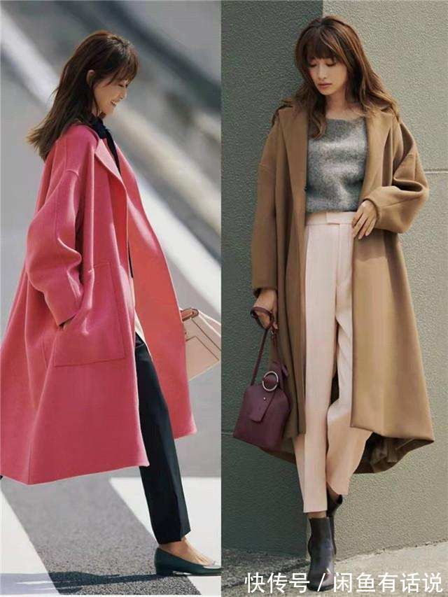 裤装 女人再懒,也别拿打底裤配大衣了,试试这3条“裤子”,很高级