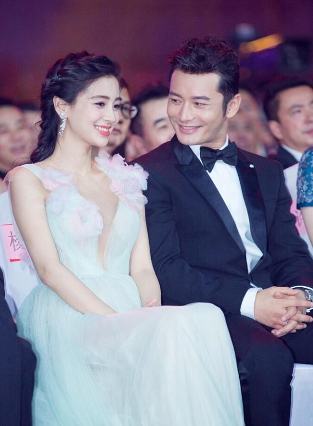 黄晓明、李菲儿同台，杨颖发文谈插足感情，网友质疑两人离婚了？