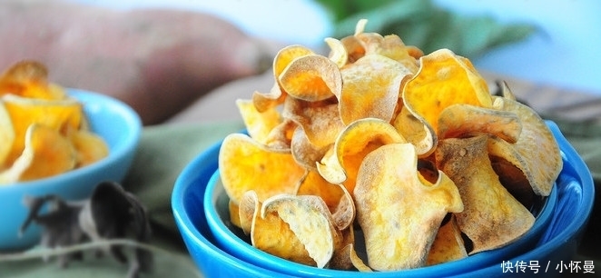 想吃红薯片不用买，教你简单做法，烤一烤就能吃，想吃多少烤多少