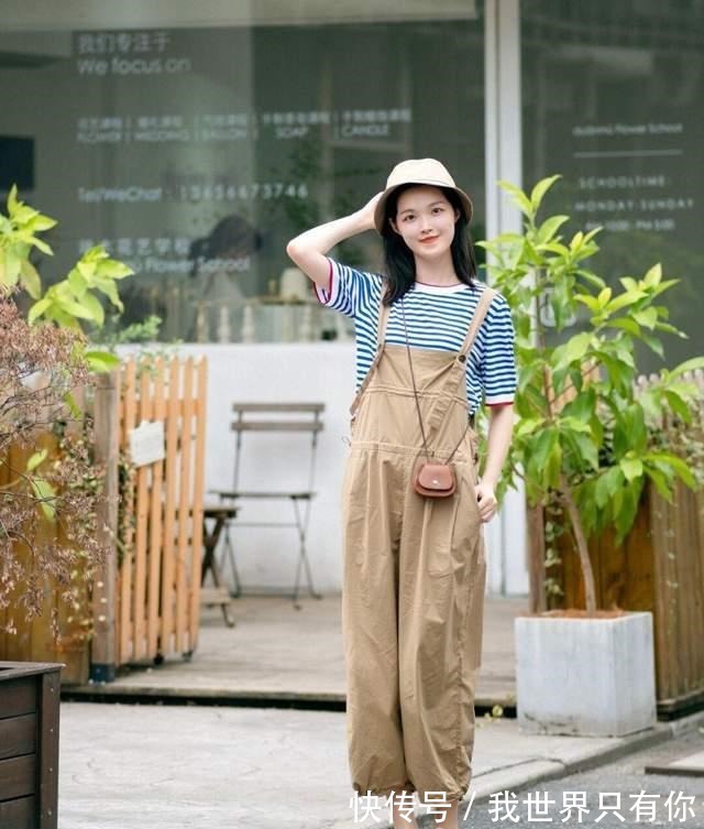 条纹衬衫 休闲慵懒风怎么搭条纹衬衫+棉麻长裤简约洋气,气质又优雅!