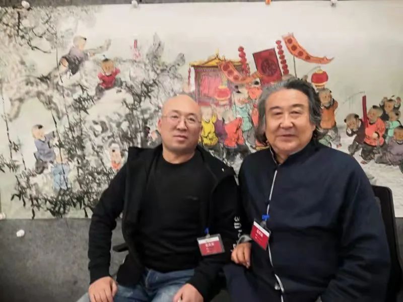 杨大眼造像@中西结合笔传情·锐意创新始通神——张山绘画人物山水艺术新貌