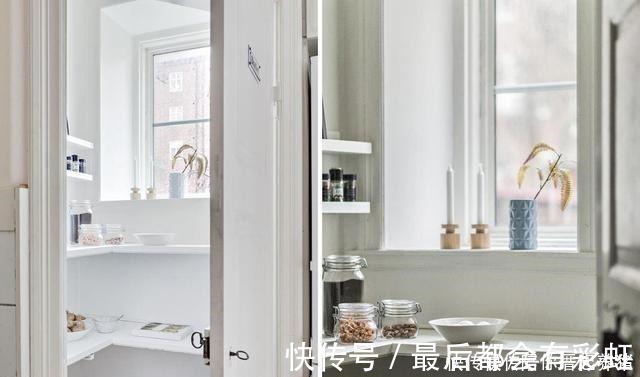 全屋|小户型64㎡,他坚持装一半玄关,在储藏室里做书房!太聪明了!