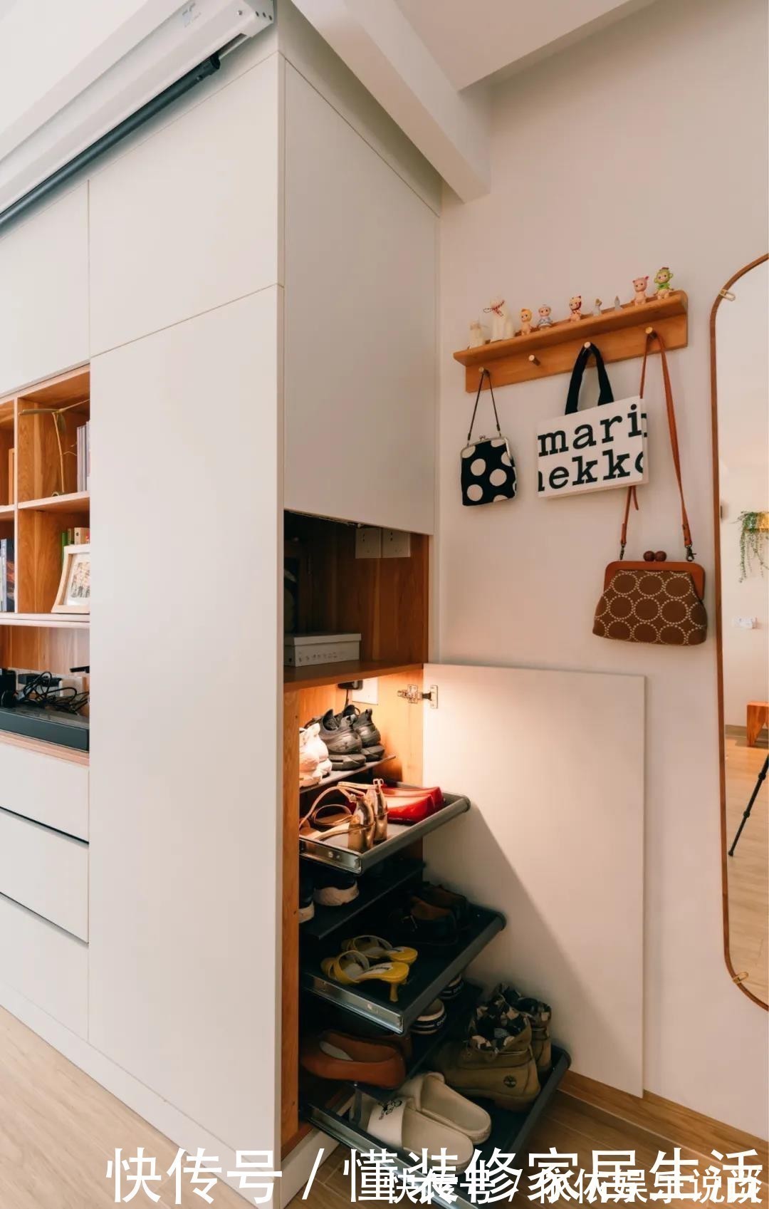 空间|99㎡装修坚持做一体化,该有功能区一个没少,空间反倒更敞亮了