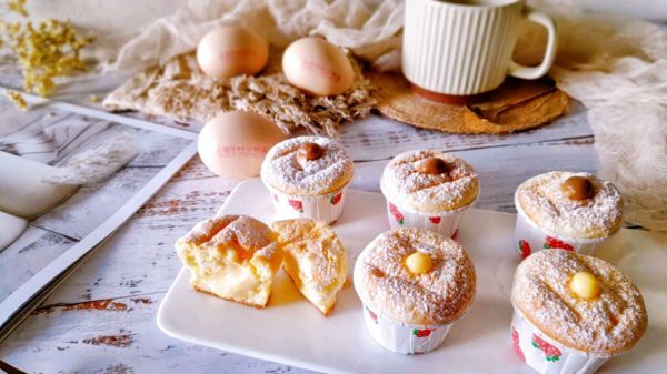 白砂糖|卡士达杯子蛋糕