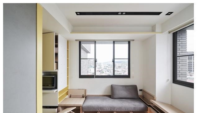 设计|40㎡两房一厅,全屋打满柜子,称得到上小户型“教科书”式设计!