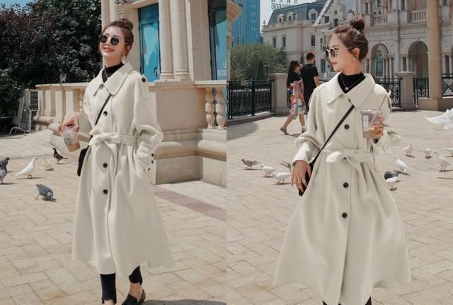 大衣|冬天买大衣就选择这几种颜色,黄皮穿也很衬肤色、显白!