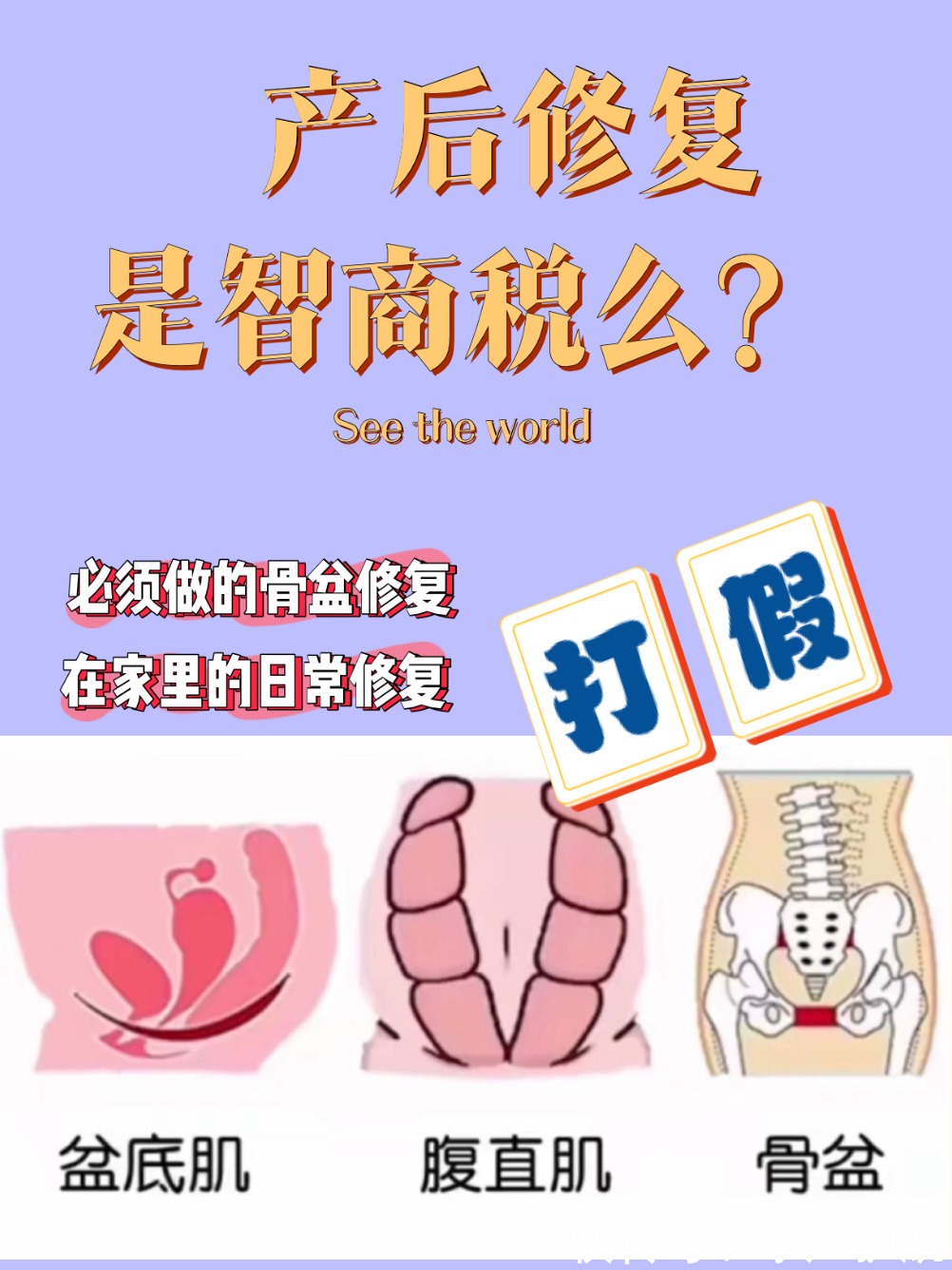 指南|产后修复避坑指南~产康修复别听婆婆的