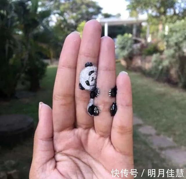 安塔奈克!手心里的3D绘画,比魔术表演还要精彩,打开手掌让人眼前一亮