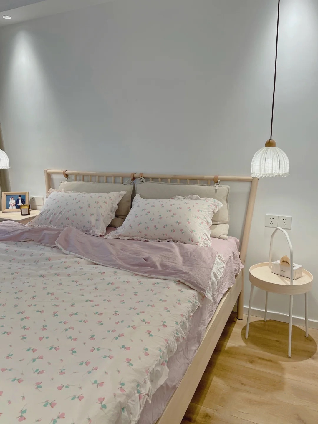 客厅|再买房,就照她家这样装,全屋大白墙、无主灯,干净利落,好舒服