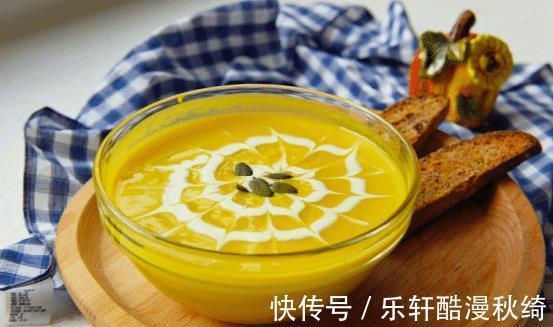 入秋就喝南瓜浓汤,应季养身,做法简单,又香又浓