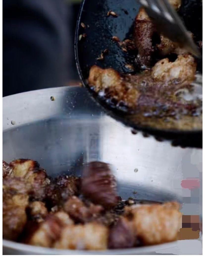 李亚鹏|李亚鹏在野外秀厨艺，还带上一个美女同行，一锅羊肉全糊了！