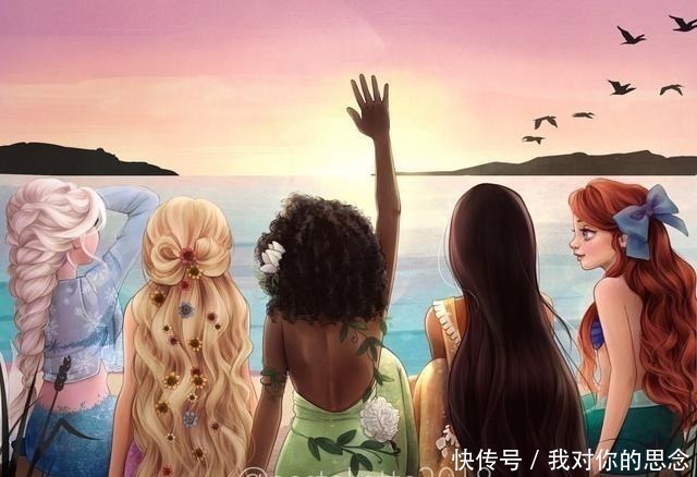 辣妹|迪士尼公主的“不同发型”,双马尾艾莎年轻十岁,长发公主变辣妹