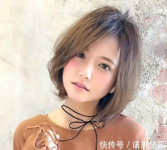 圆脸 别总抱怨脸太圆,当你试过这款“齐脖”发型后,就知道圆脸有多美