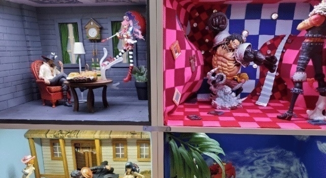 手办|海贼王为什么说宅男一面墙值一套别墅看完这满屋子的手办,你就明白了!