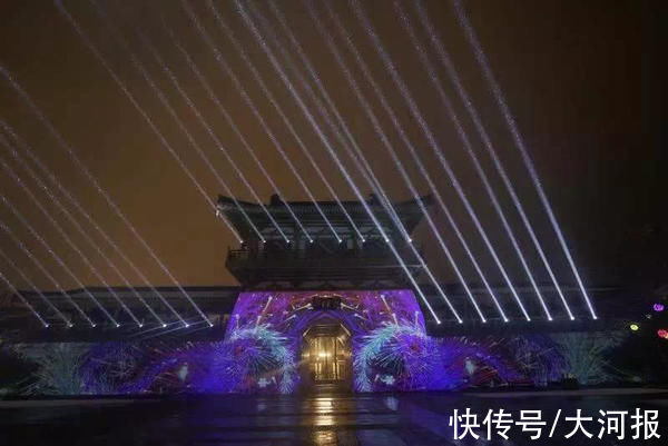盛世|河南洛阳：国内首个景区穿越式阙门投影秀春节期间将在龙门石窟亮相