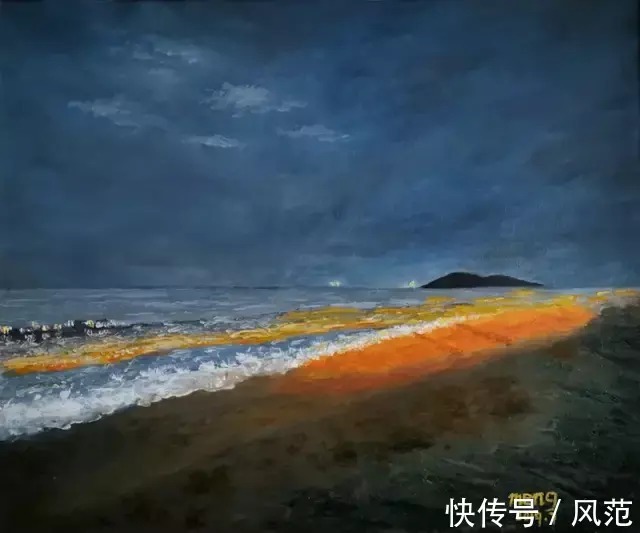 油画$仰山俯水——周萌油画作品欣赏