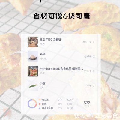 咸香松软|#一周减脂不重样#低卡早餐??香葱火腿司康 | 面团