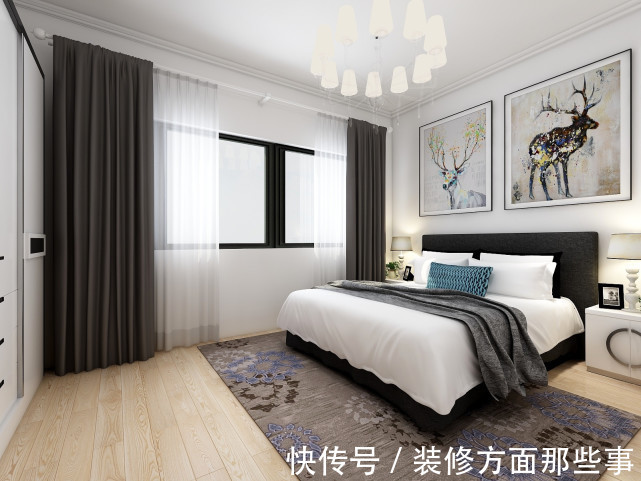 客厅|121平现代风二居室,让人置身其中有一种轻松自然的生活