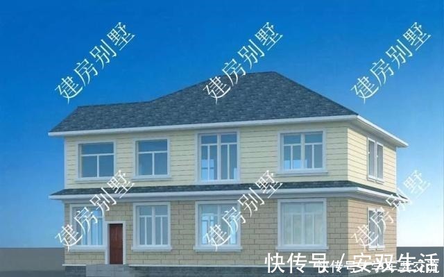 面砖|外观能打满分的两栋农村自建房,施工队看了都一个劲的夸!