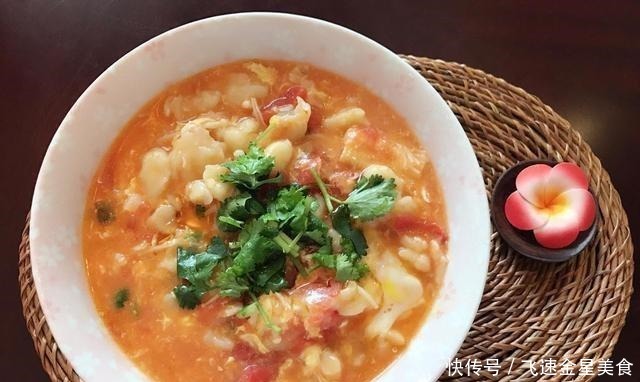 我有一个很好的方法来做葛达汤,味道均匀,味道很好