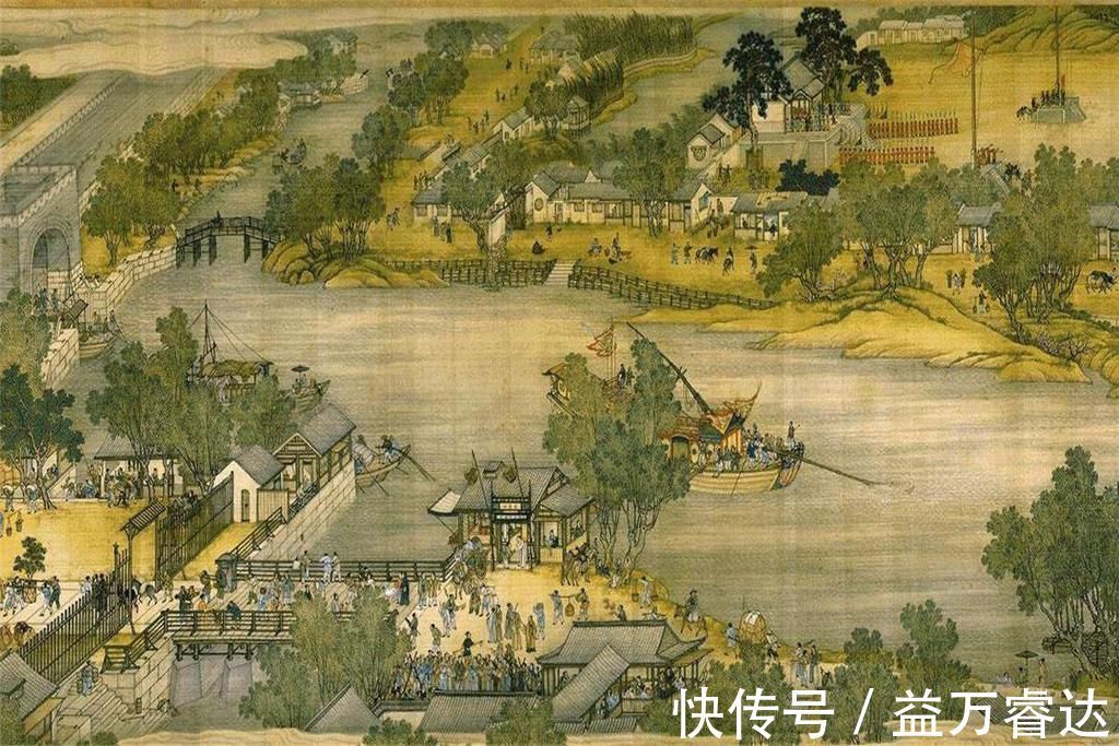 戴眼镜|500年前的名胜古画，发现了一位戴眼镜男子，莫非他穿越了？