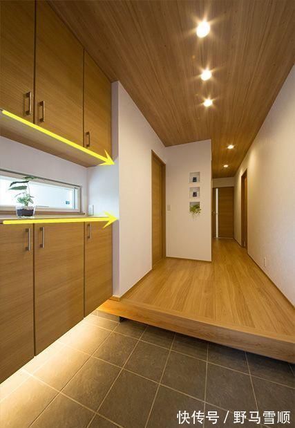 设计|日本的玄关设计太值得学习了,下沉5公分,柜子一半悬空一半落地