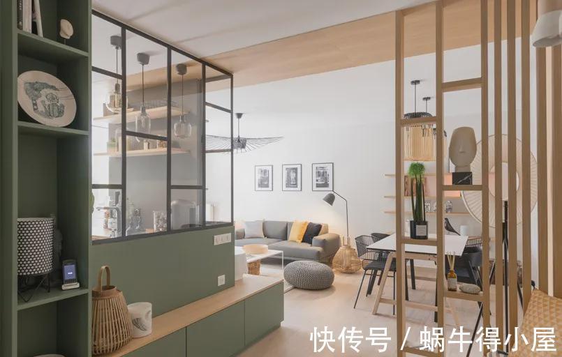 玄关柜|65㎡新家,装修界的天花板!光是玄关柜,都划分出三个功能区