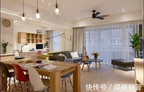 客厅|砸掉一堵隔断墙，将客厅扩充到两倍大，功能却多出好几倍，太实用
