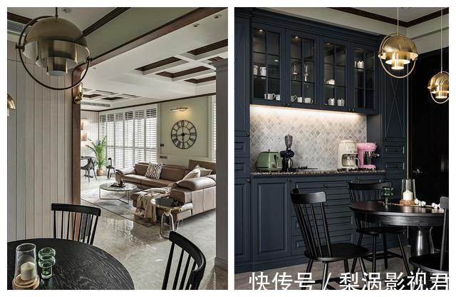 典雅|她家的装修太有贵族气质了,比美式风格更耐看,一进门就被惊艳到